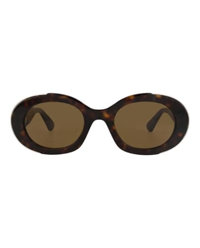 Image of Alexander McQueen Women's Am0445s Sunglasses, Havana-Havana-Brown, 51