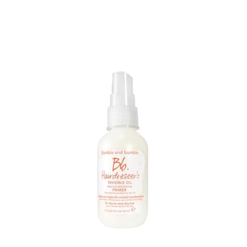 Image of Bumble and bumble. Hairdresser's Invisible Oil Heat/UV Protection Leave-In Conditioner Hair Primer | Hydrating, Anti Frizz, Color Safe | Straight, Coily | With Argan Oil + Coconut Oil, 60 ml