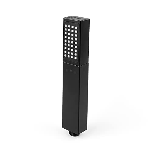 Image of CHSEROK Shower Head Accessory, Hand Shower for Bathroom, 3 Functions Shower Head, ABS Shower Head, Black, Rectangular, Can be Used in the Bathroom