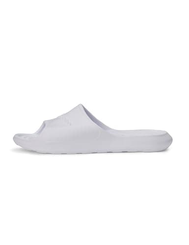Image of Nike Women's Victori One Shwer Slides, White, 4.5