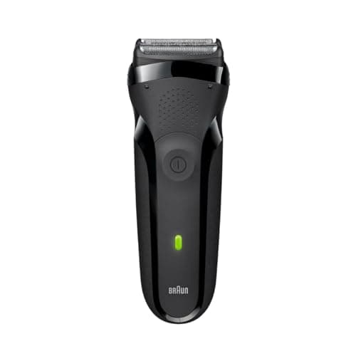 Image of Braun Series 3 300s Men's Electric Shaver/Rechargeable Electric Razor, Black