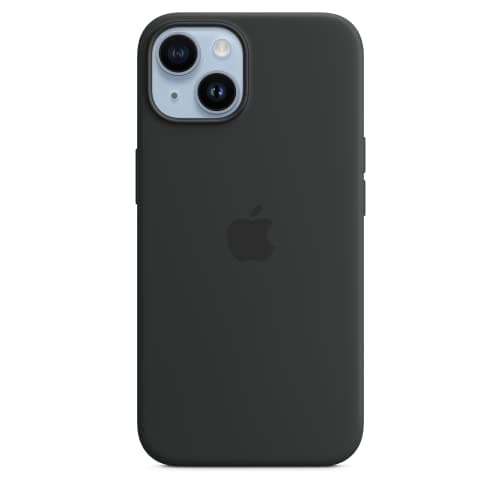 Image of Apple iPhone 14 Silicone Case with MagSafe - Midnight ​​​​​​​