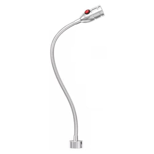 Image of Gooseneck Magnetic Workbench Light, LED Workbench Lamp For Milling, Lathe, And Drilling Machines, IP66 Waterproof, Universal 110V-220V(3w)