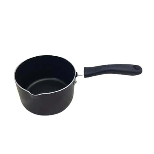 Image of Penguin Home Non Stick Milk Pan 14cm, 1.4 Litre |Bakelite Handle | Milkpan with Pouring Lips | Saucepan | Perfect for Cooking Sticky Sauces, Warming Milk | Cooking Pots & Pans