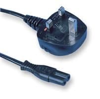Image of PRO ELEC - PE01077 - Lead, Uk Plug To Figure 8 (C7) 2M