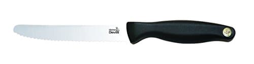 Image of Kitchen Devils 1000775 Lifestyle Tomato Knife , Black , 30.5x8.5x2 cm