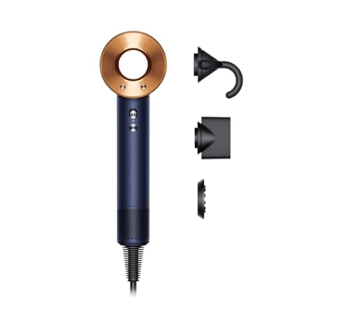 Image of Dyson Supersonic™ Hair Dryer Straight+Wavy – Fast Drying Without Extreme Heat – Intelligent Temperature Control – Includes 3 attachments