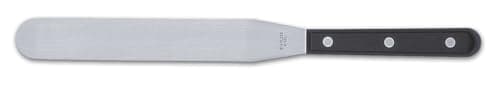 Image of Rockingham Forge Essentials 8009 Range 10” Stainless Steel Palette Knife, Black Bakelite Handles