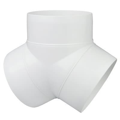 Image of 6" 150mm Y Ducting Piece for Ventilation and Extractor Fans