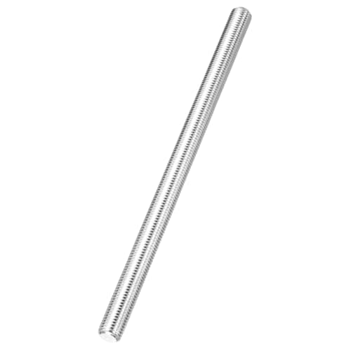 Image of sourcing map Fully Threaded Rod, M12 x 1.5mm Pitch 304 Stainless Steel Right Hand Fine Threads Studs, 200mm/8" Long Threaded Screw Rods Fasteners for Anchors Bolts Hangers Clamps U Bolts