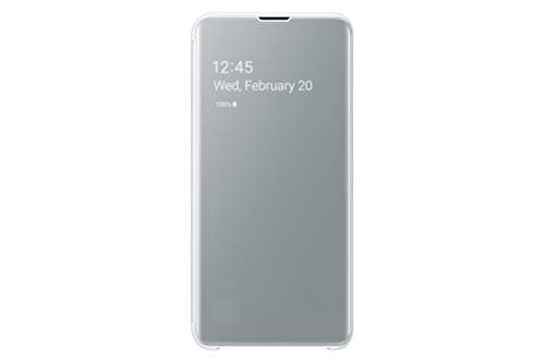 Image of Samsung Original Galaxy S10 Protective Clear View Folio Cover Case - White