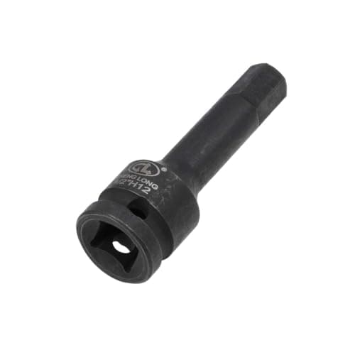 Image of TA-VIGOR Impact Hex Bit Socket, 1/2" Drive x H12 (12mm) Allen Key Socket, Premium CR-MO Steel Bits, Hex Bit with 78mm Length for Torque Wrench, Ratchet Wrench, Impact Power Drills