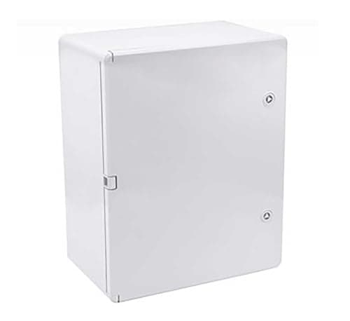 Image of Wiska IP65 Lockable Distribution Board Enclosure Grey Door (WDB 6)