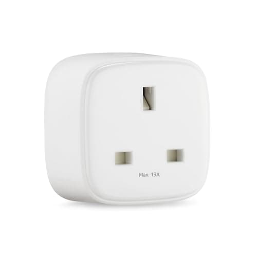 Image of Amazon Basics Single Outlet Indoor Wi-Fi Smart Plug, works with Alexa only, 1 Pack, White, UK