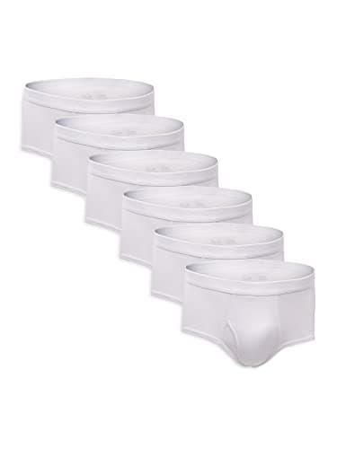 Image of Fruit of the Loom Men's Premium (6 Pack) Briefs, White, M UK