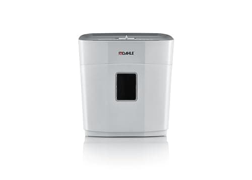 Image of Dahle PaperSAFE 100 Paper Shredder (5 Sheets, Oil-Free, Jam Protection, Cross-Cut, for Home-Office) Grey, 36.6 x 34.7 x 21.7cm