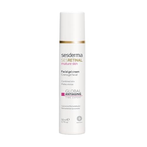 Image of Sesderma Sesretinal Mature Skin Facial Gel Cream – Retinal & Bio-Retinoids for Firming, Softening & Even Tone – 50 ml