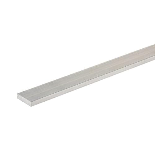 Image of Online Aluminium Flat Bar 50mm x 5mm Length 1000mm (100cm) Next Working Day Delivery.