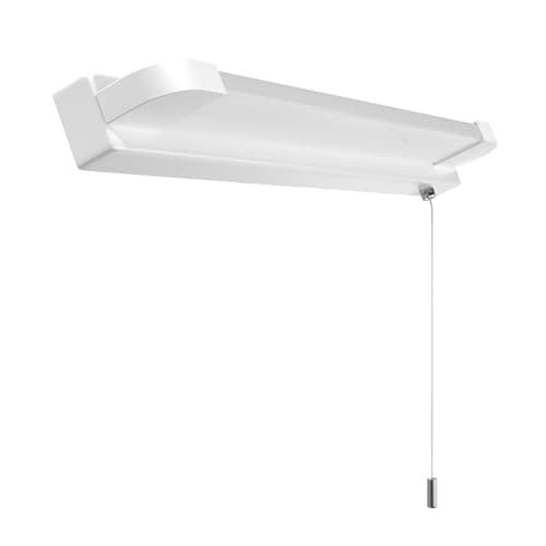 Image of Luxvista LED Bathroom Mirror Light with Pull Cord Switch 7W, IP44 Waterproof Bathroom Wall Light with Pull Cord, Wall Light Over Mirror Lamp for Shaving and Makeup, Cool White 6000K