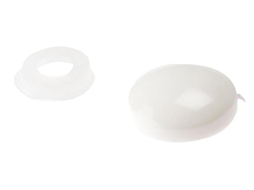 Image of Domed Cover Cap White No. 6-8 Bag 25