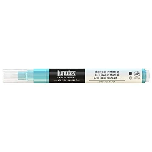 Image of Liquitex 2-4 mm Fine Nib Paint Marker - Light Blue Permanent