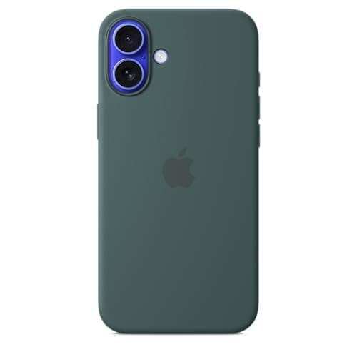 Image of Apple iPhone 16 Plus Silicone Case with MagSafe - Lake Green ​​​​​​​