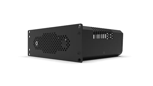 Image of MyElectronics 10 Inch 2U Mini-ITX Case, Short Depth, Black, Aluminum, Rack-Mountable