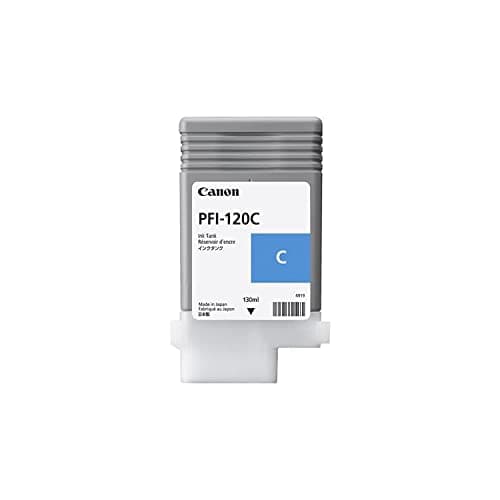 Image of Canon PFI-120C Pigment Cyan Ink Tank 130ml by CES Imaging