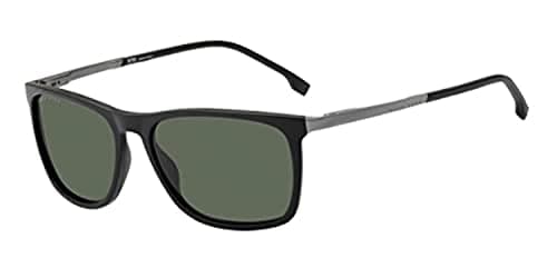Image of Hugo Boss Boss 1249/s/it 003/QT MATT BLACK Sunglasses Men's Acetate, Standard, 56