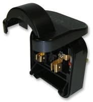 Image of SCHUKO TO UK PLUG BLACK/5A SCP.BLACK.5A By POWERCONNECTIONS