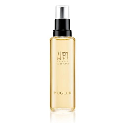 Image of Mugler Alien Goddess Eau de Parfum Refill Bottle, Floral Oriental Woody Fragrance with Italian Bergamot, Jasmine Grandiflorum and Bourbon Vanilla, Sustainable Women's Perfume Refill