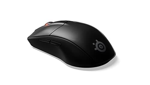 Image of SteelSeries Rival 3 Wireless - Wireless Gaming Mouse - 400+ Hour Battery Life - Dual Wireless 2.4 GHz and Bluetooth 5.0 - 60 Million Clicks - 18,000 CPI , Black