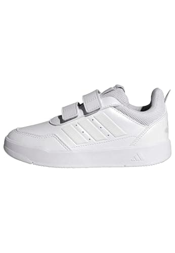 Image of adidas Unisex Kids TENSAUR Sport 3.0 Hook and Loop Shoes Kids, FTWR White/FTWR White/Grey one, 3 UK