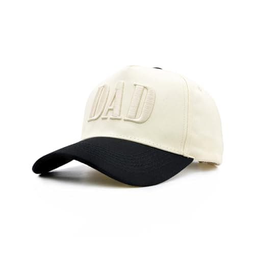Image of Stymora Dad Cap, Trucker Cap for Dad, New Daddy Gifts for Husband Men, Fathers Day Birthday Gifts from Daughter Son Wife Beige
