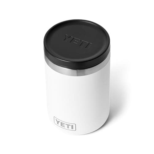 Image of YETI Rambler Food Jar, Vacuum Insulated Stainless Steel Container with Leakproof MagVent Lid, White, 16 oz (473 ml)