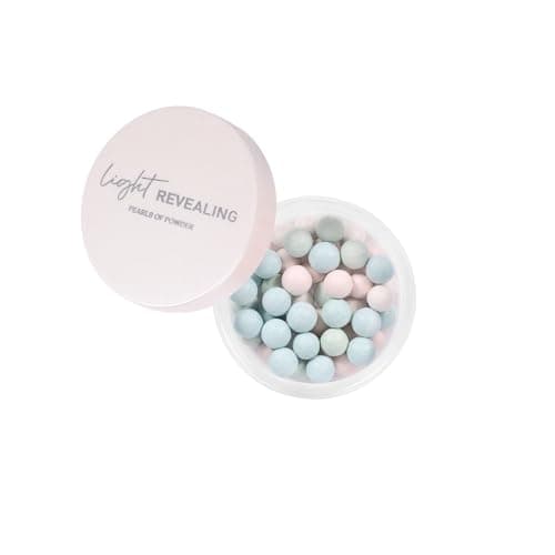 Image of 5-Colour Blusher Powder Ball | Long-Lasting Oil Control Loose Setting Pearl Powder | Multi-Use Matte Finish Setting & Blush Powders, Non-Caking, Hydrating & Gentle for All Skin Types (#3, 17.9g)
