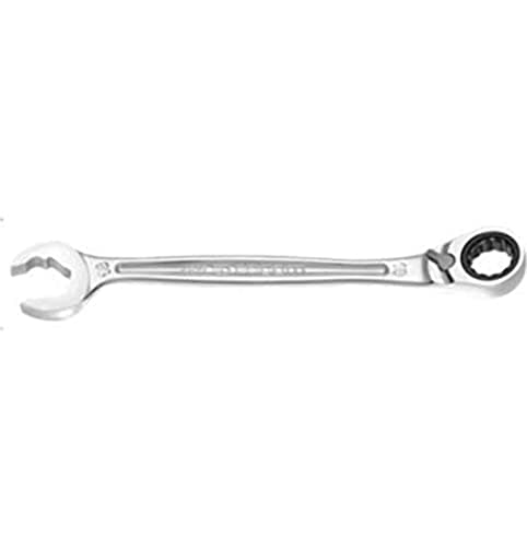 Image of Facom 467BR.19 Quick Fork Combination Spanner with Metric Ratchet, Silver, 19 mm