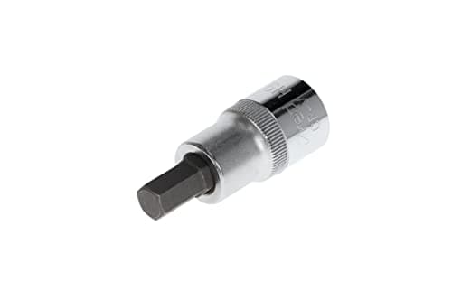Image of GEDORE red Screwdriver bit socket hex, 9 mm AF, 1/2" 12.5 mm, Screwdriver bit socket, Tool, R62550910, Steel