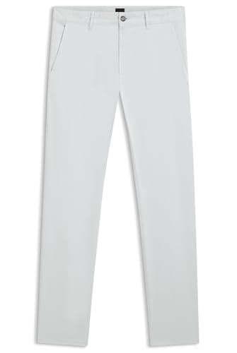Image of BOSS Men's Chino_Slim 10242156 01 Trousers_Flat, Open Blue474,