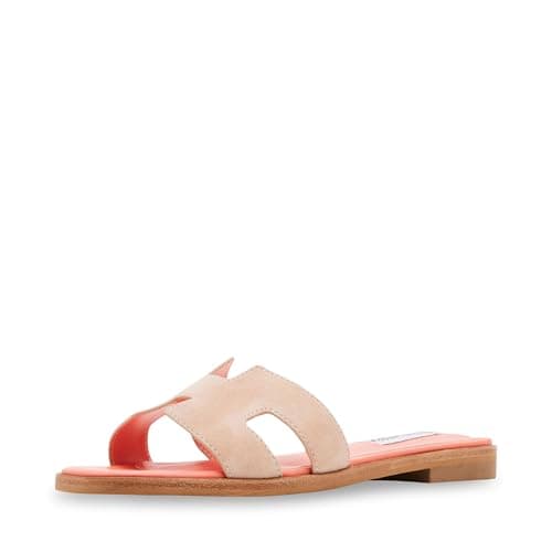 Image of Steve Madden Women's Hadyn Sandal, Pink Suede, 8 UK