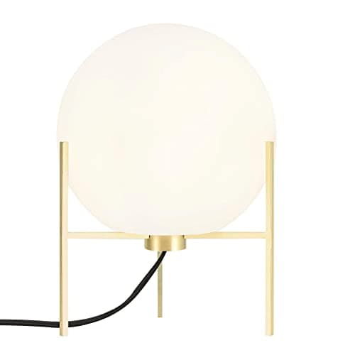 Image of Nordlux Alton Indoor Table Lamp Brass Glass E14 Hand Blown - Living Room, Bedroom, Bedside Mains Powered, IP20