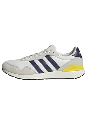 Image of adidas Men's Run 60s 4.0 Shoes, core White/Dark Blue/Off White, 9 UK