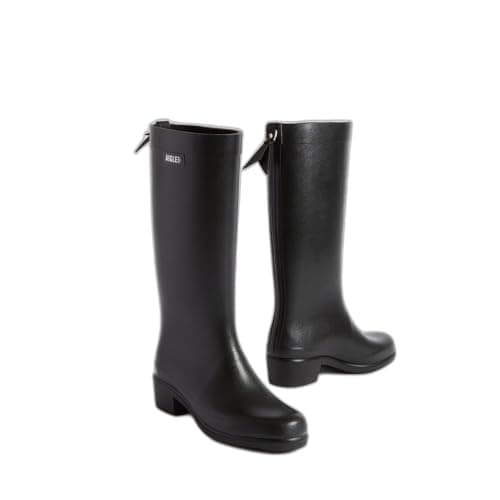 Image of Aigle Women's Myrica Rain Boot, Black, 5 UK