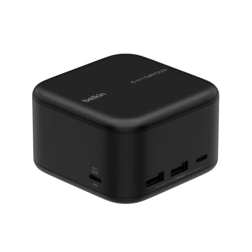 Image of Belkin Connect USB-C Dock 6-in-1 Core GaN, 130W, Multiport Docking Station with 96W PD to Peripherals, USB-C, USB-A, Gigabit Ethernet, & HDMI 4K Ports for Gaming, MacBook Pro, PC Laptops, & Chromebook