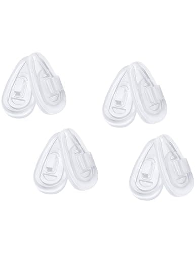 Image of 4 Pairs Replacement Nosepieces Nose Pads for Oakley Socket 5.5 OX3218/Socket 5.0 OX3217/Socket Ti OX5019/Steel Plate OX3222/Contrail OO4147 Eyeglasses