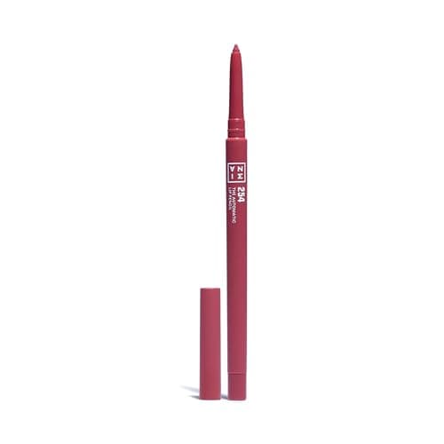 Image of 3INA MAKEUP - The Automatic Lip Pencil 254 - Dark pink nude Lip Liner Built- In Sharpener - Waterproof Lip Liner
