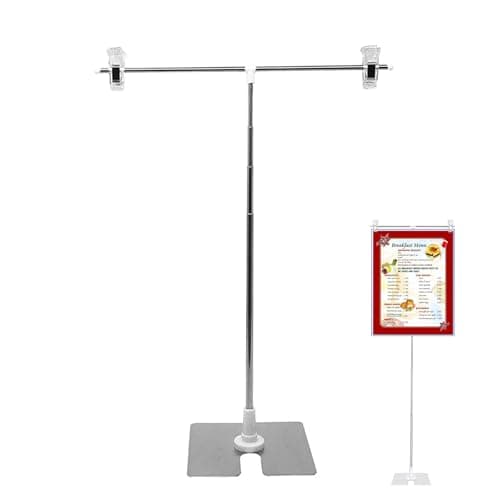 Image of Floor Standing Sign Holder, Notice Stand Poster, Suitable for Shops, Weddings, Exhibitions, Advertising Displays
