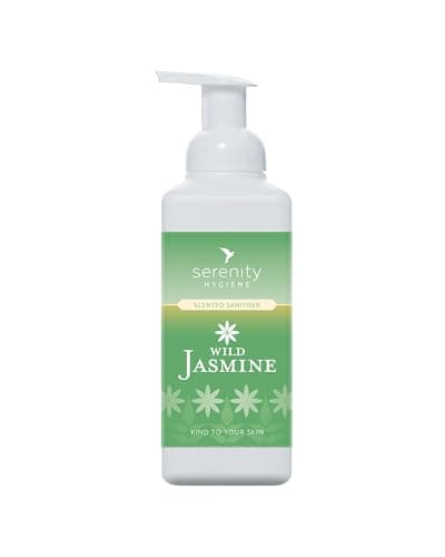Image of Hand Cleansing Sanitiser Foam, No Alcohol Foaming Hand Sanitizer Dispenser - Wild Jasmine - 500ml