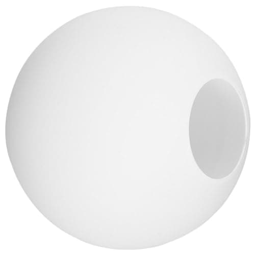 Image of PRETYZOOM White Frosted Glass Globe Lamp Shades, 13cm Post Globe Lamp Shade Round Opal Light Bulb Replacements for Wall Sconces Chandelier Pendant