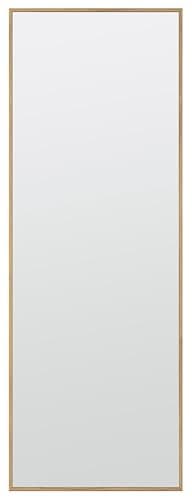 Image of Home Selections Oak Metal Wall Mirror, 40 X 110 cm, Full Length Mirror, Aluminium Frame, Tempered Glass, Hangs Horizontally or Vertically